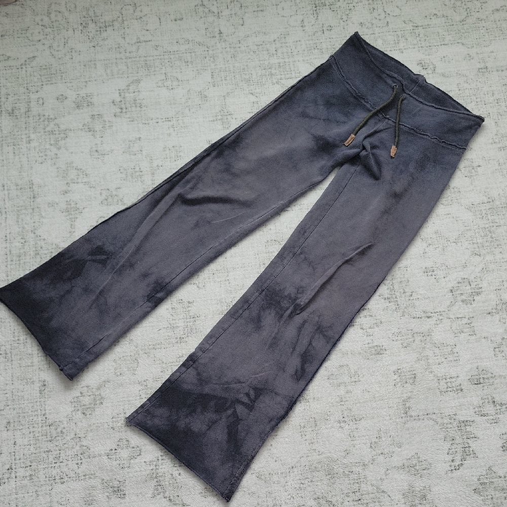 Pink Lotus Charcoal Flare Pants